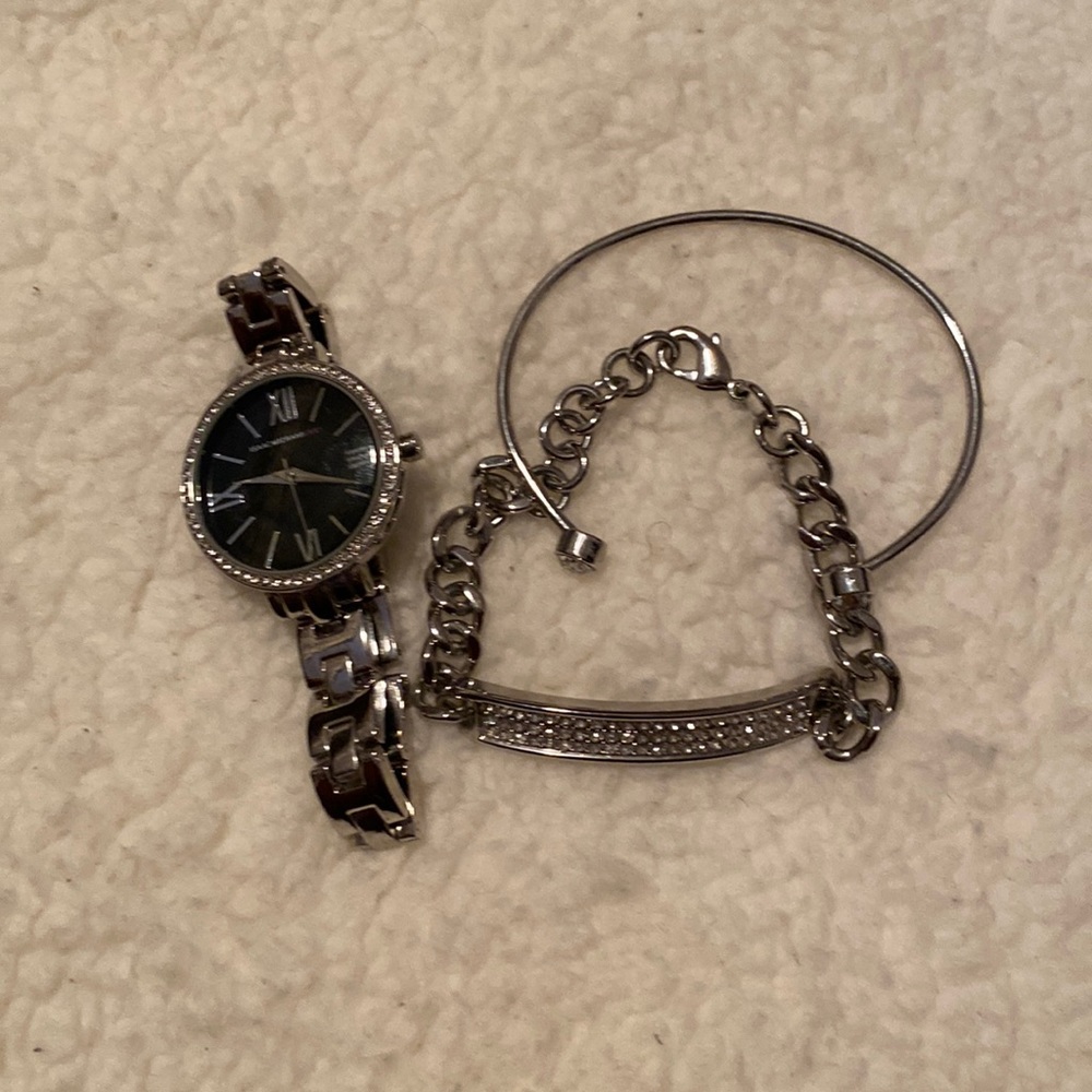 Silver Watch Set